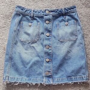 Ann Taylor Loft Denim Jean Skirt Size 4